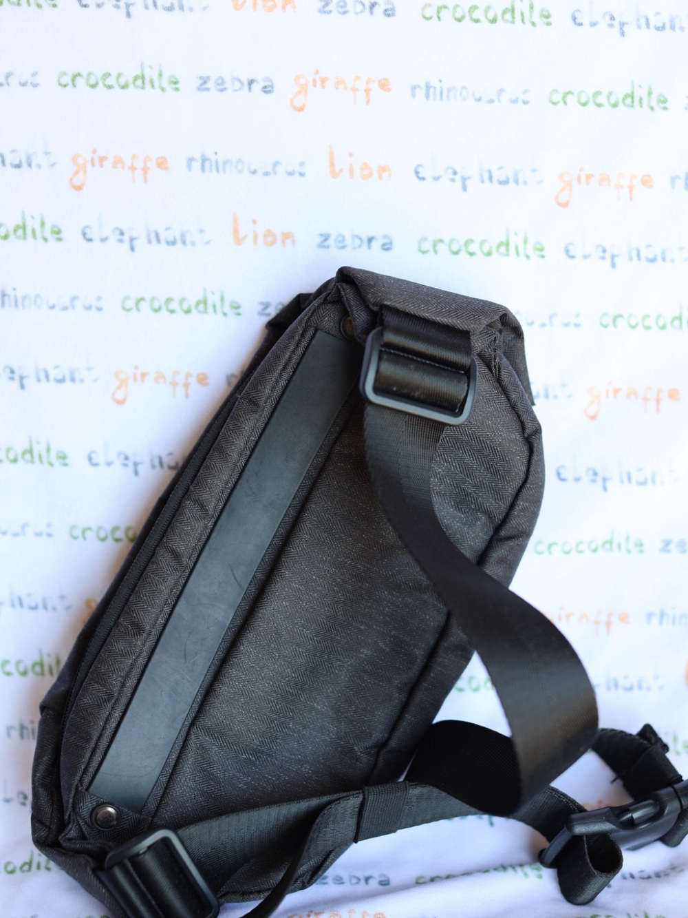 Sleek Black Crossbody Sling Bag by (No Brand) - Picture 7 of 7